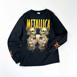 00's DELTA metallica "Pushead" バンド 両面プリント カットソー