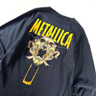 00's DELTA metallica "Pushead" バンド 両面プリント カットソー