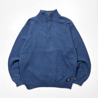 00's DICKIES ハーフジップ ニット セーター