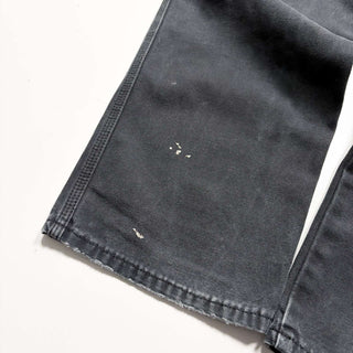 00's Dickies ボロ ペイント ダック ペインター パンツ(ブラック)