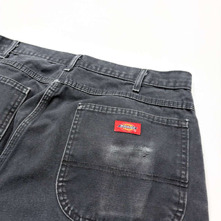 00's Dickies ボロ ペイント ダック ペインター パンツ(ブラック)