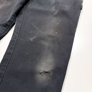 00's Dickies ボロ ペイント ダック ペインター パンツ(ブラック)