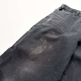 00's Dickies ボロ ペイント ダック ペインター パンツ(ブラック)