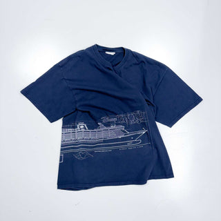 00's Disney CRUISE LINE 巻きプリント Tシャツ