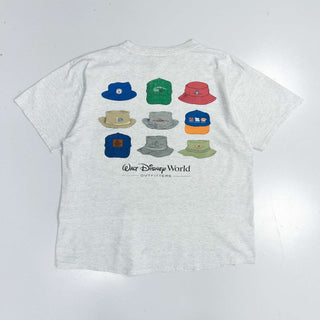 00's Disney outfitters 帽子 バックプリント Tシャツ
