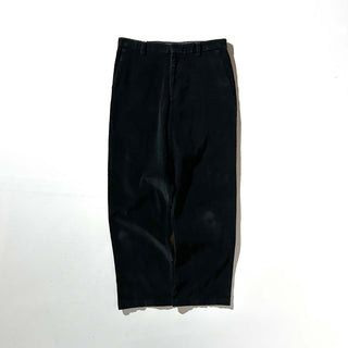 00's Dockers ブラック ワイド 細畝 コーデュロイ パンツ