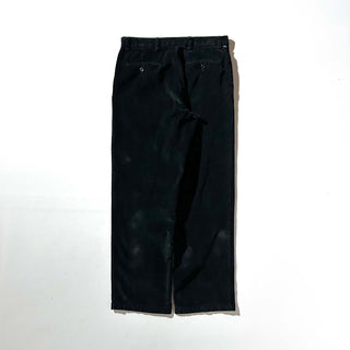 00's Dockers ブラック ワイド 細畝 コーデュロイ パンツ