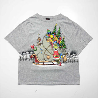 00's Dr.Seuss グリンチ 巻きプリント Tシャツ