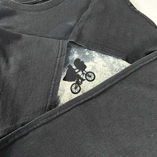 00's E.T. "moon cycling" ムービー プリント Tシャツ