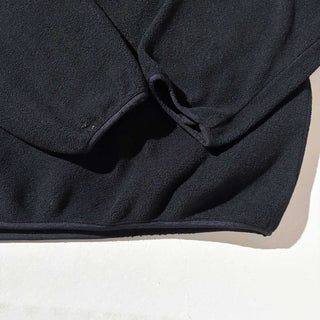 ～00's EMS "MADE IN USA" ハーフジップ フリース プルオーバー(ブラック)