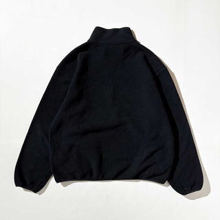 ～00's EMS "MADE IN USA" ハーフジップ フリース プルオーバー(ブラック)