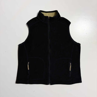 00's Eddie Bauer フリース ベスト(ブラック)