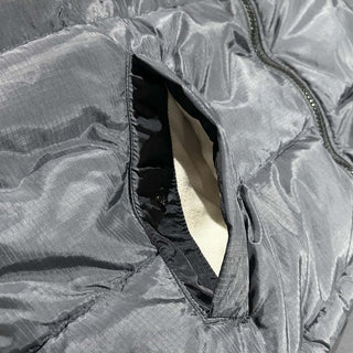 00's Eddie Bauer ブラック リップストップ ナイロン ダウン ベスト