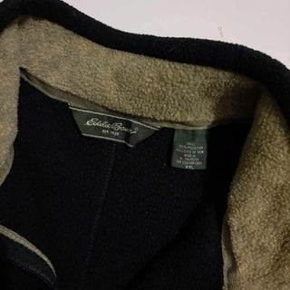 00's Eddie Bauer フリース ベスト(ブラック)