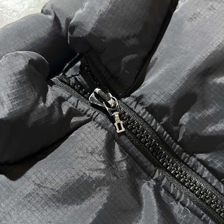 00's Eddie Bauer ブラック リップストップ ナイロン ダウン ベスト