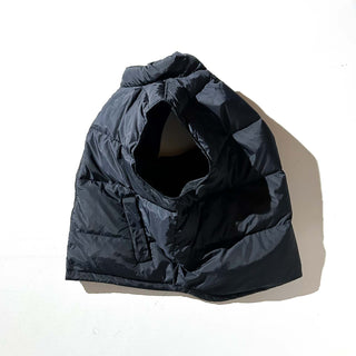 00's Eddie Bauer ブラック リップストップ ナイロン ダウン ベスト