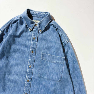 ～00's Eddie Bauer デニム L/S シャツ