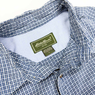 00's Eddie Bauer コットン チェック S/S シャツ