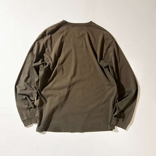 00's Eddie bauer フェード 無地 カットソー