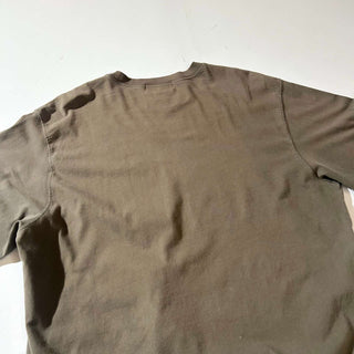 00's Eddie bauer フェード 無地 カットソー