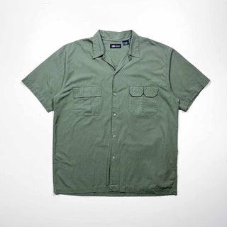 00's FADED GLORY リップストップ オープンカラー S/S シャツ