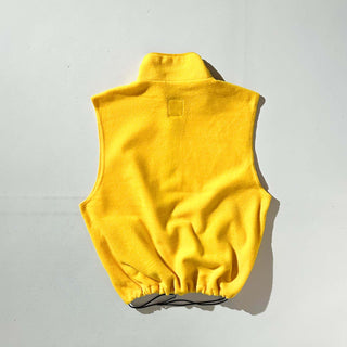 00's Faded Glory ドローコード イエロー フリース ベスト