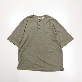 00's Field master ヘンリーネック ニット地 ソリッド Tシャツ