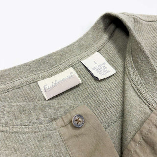 00's Field master ヘンリーネック ニット地 ソリッド Tシャツ