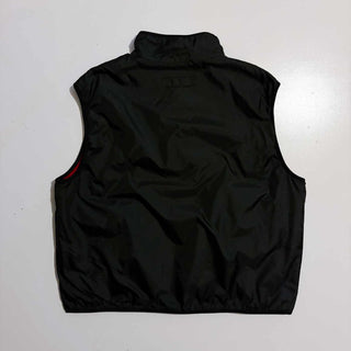 ～00's G.H.BASS&Co. フリース×ナイロン リバーシブル ベスト(レッド×ブラック)