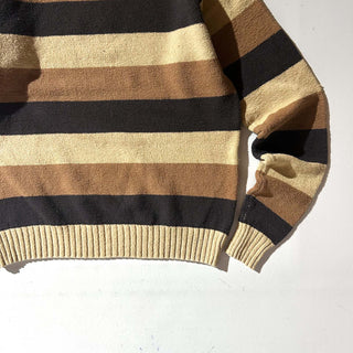 00's GAP ファットボーダー コットン ニット セーター