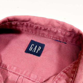 00's GAP リネン ボタンダウン S/S シャツ