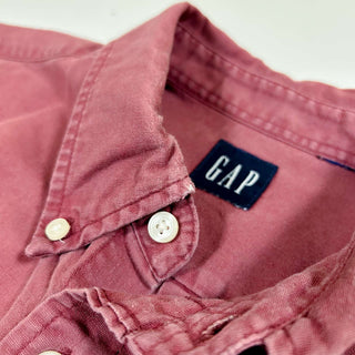 00's GAP リネン ボタンダウン S/S シャツ
