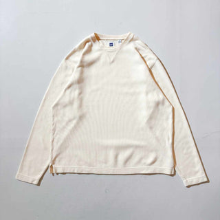 00's GAP コットン 前Vガゼット カットソー