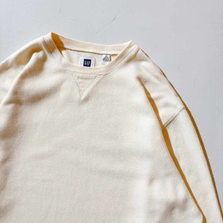 00's GAP コットン 前Vガゼット カットソー