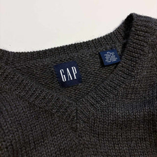 00's GAP ウール Vネック ライン ニット セーター