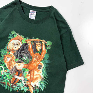 00's "GARDNER" アニマル プリント Tシャツ