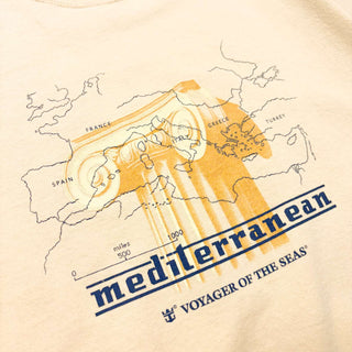 00's GEAR マップ グラフィック プリントTシャツ