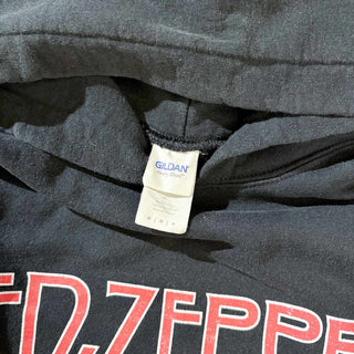 00's GILDAN "LED ZEPPELIN" バンドプリント スウェット フーディー