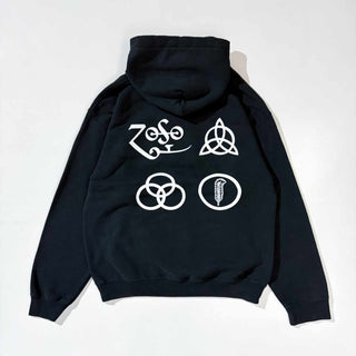 00's GILDAN "LED ZEPPELIN" バンドプリント スウェット フーディー