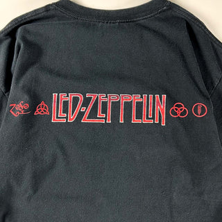 00's GILDAN Led Zeppelin バンド 両面プリント Tシャツ