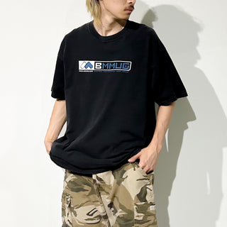 00's GILDAN ULTRA COTTON "BMMUG" Y2Kロゴ プリント Tシャツ