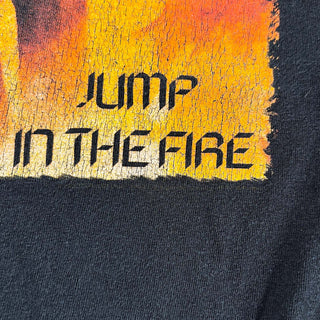 00's GILDAN metallica "JUMP IN THE FIRE" バンド プリント Tシャツ