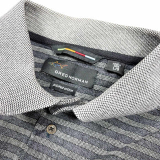 00's GREG NORMAN ボーダー ポロシャツ