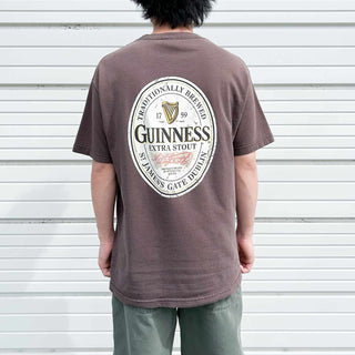 00's "GUINNESS EXTRA STOUT" 両面プリント Tシャツ