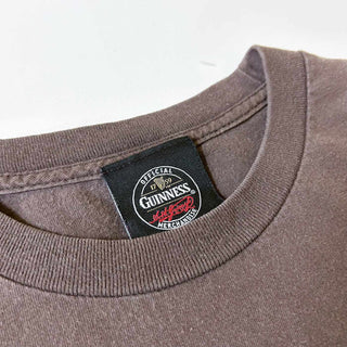 00's "GUINNESS EXTRA STOUT" 両面プリント Tシャツ