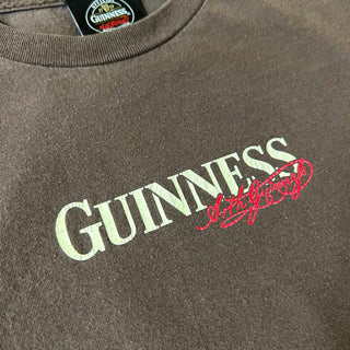 00's "GUINNESS EXTRA STOUT" 両面プリント Tシャツ