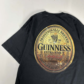 00's GUINNESS 企業 両面プリント Tシャツ