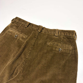 00's HAGGAR black label 2タック 太畝 コーデュロイ パンツ
