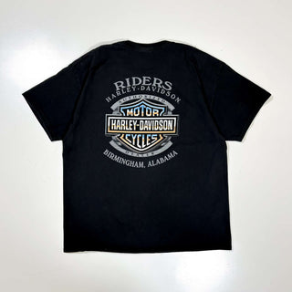 00's HARLEY DAVIDSON "My Ride Started at..." 両面プリント Tシャツ