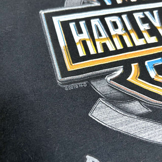 00's HARLEY DAVIDSON "My Ride Started at..." 両面プリント Tシャツ